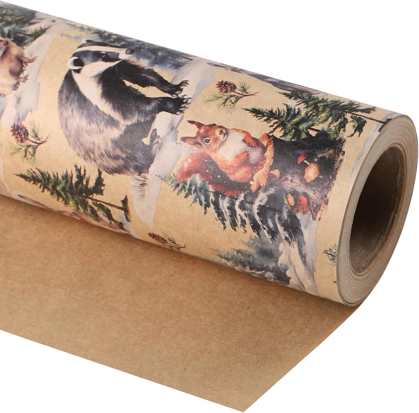 30 Inch Jumbo Kraft Christmas Wrapping Paper for Holiday Gifts