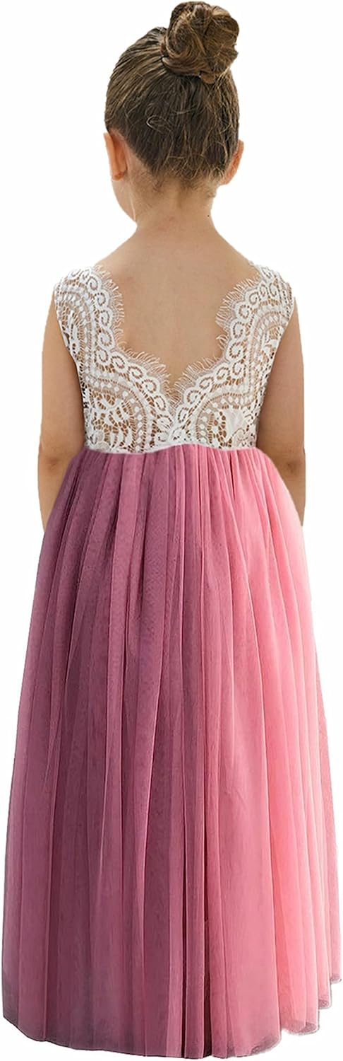 2Bunnies Girl Peony Lace Back A-Line Tutu Tulle Dress Review