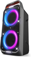 Foxdawn Portable Speaker: 240W Powerful Sound & 15H Battery Life