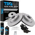 Front Brake Pad & Rotor Kit Compatible with 2004-2010 BMW X3 - Ceramic