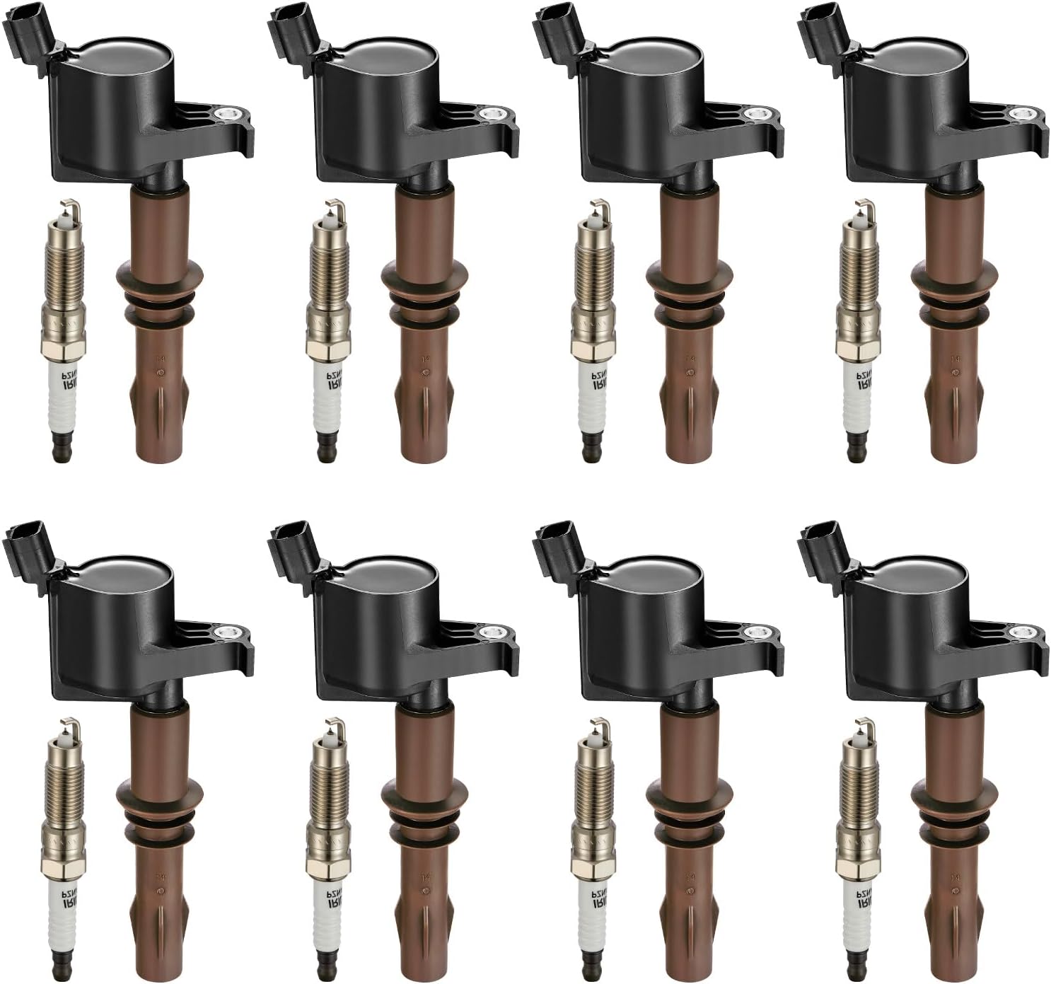 Set of 8 Ignition Coil Pack DG521 and Iridium Spark Plugs SP509