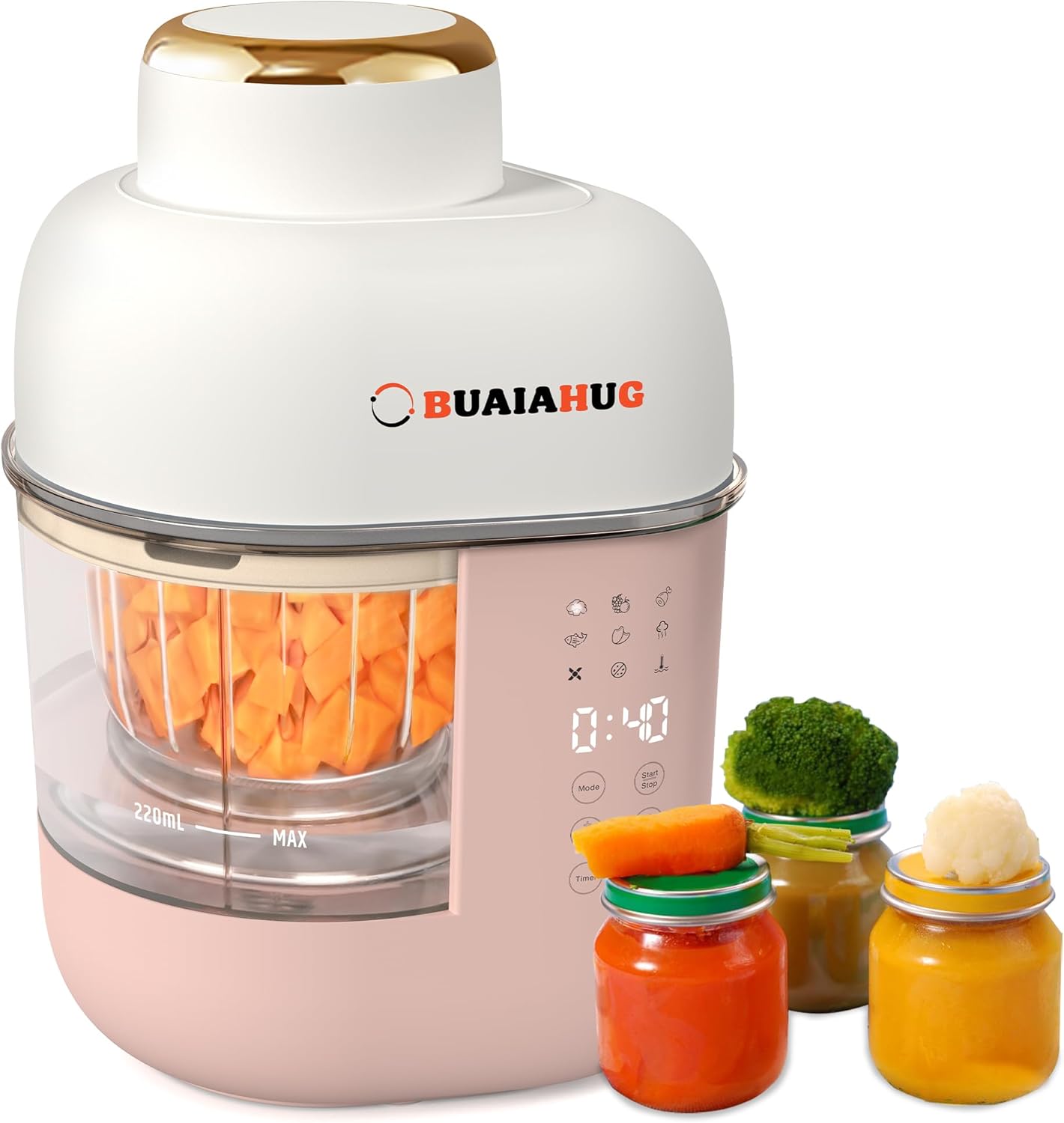 10-in-1 Baby Food Maker: Steamer, Blender, Cooker - Dishwasher Safe