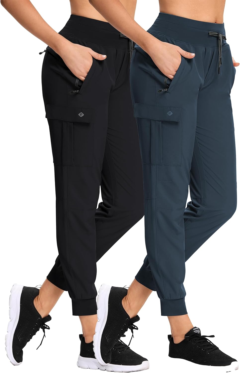 RlaGed Womens Cargo Hiking Pants Lightweight Quick Dry Joggers