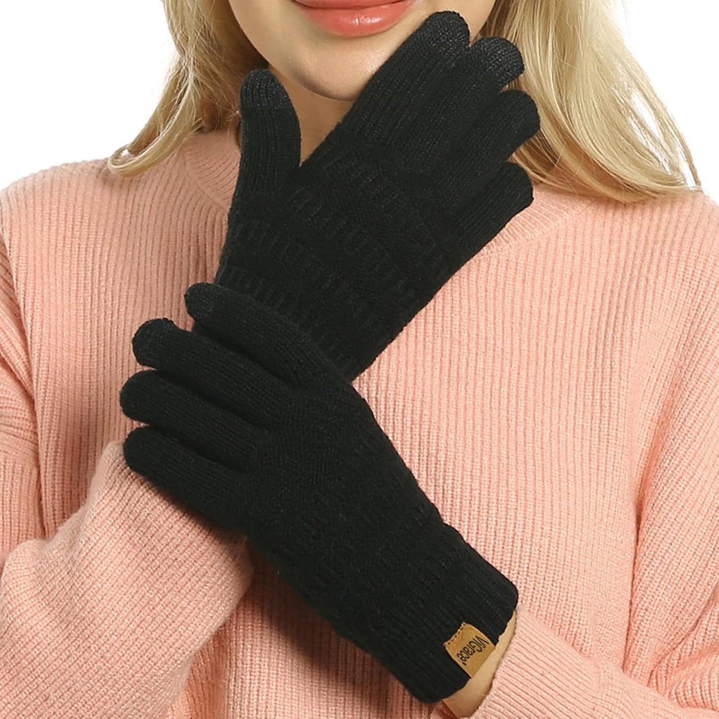 Warm & Stylish Touchscreen Gloves by ViGrace