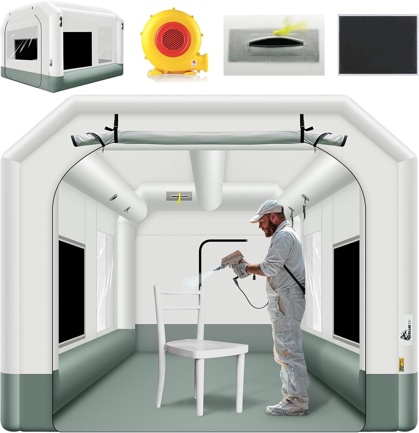 GORILLASPRO Inflatable Paint Booth - DIY Mastery!