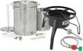 Bayou Classic Propane Turkey Fryer Kit - Burner and 32qt Pot
