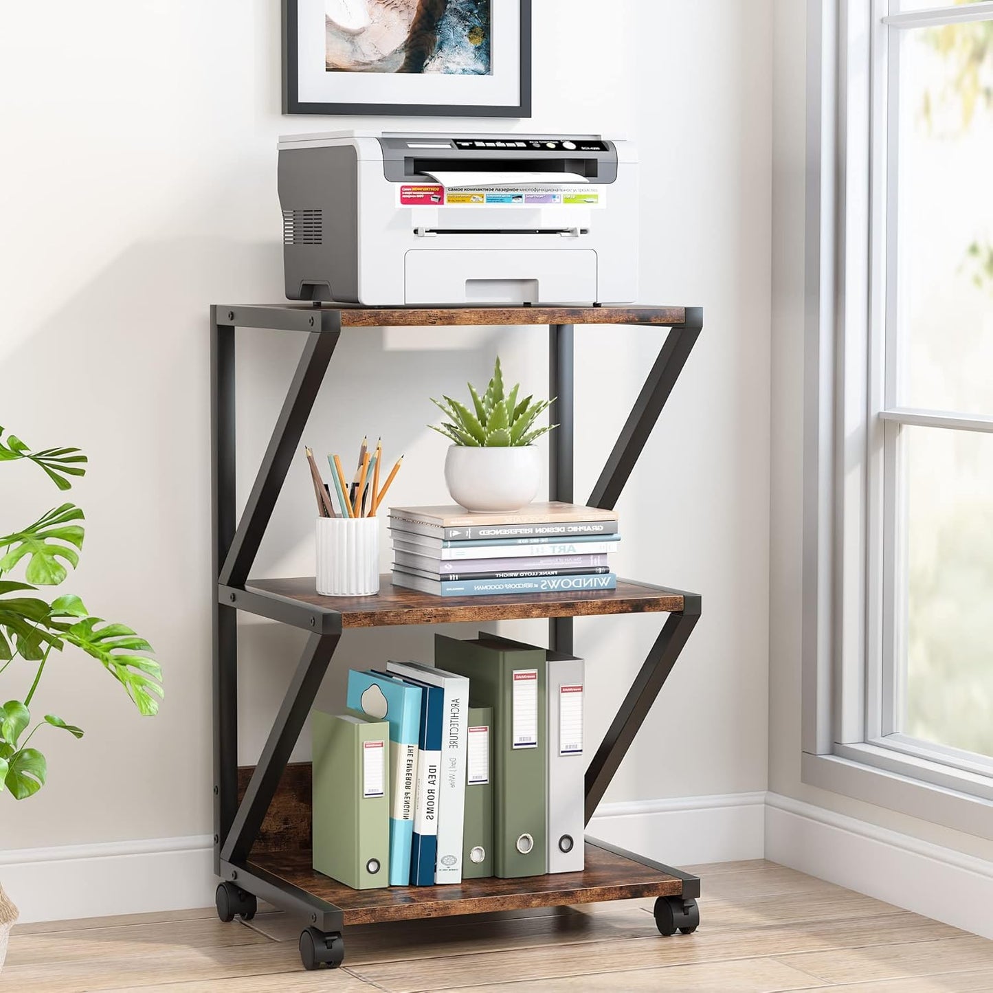 Organize Efficiently with Tribesigns Printer Cart