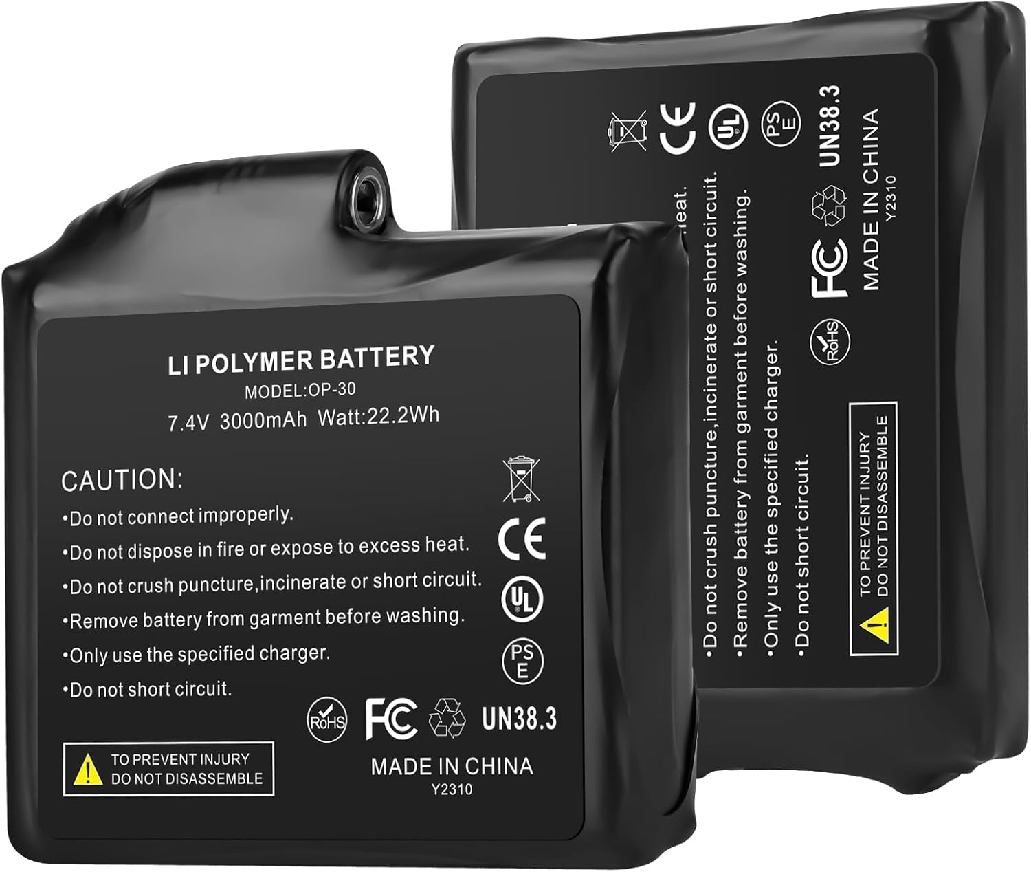 Long-lasting Heated Batteries Set for Warmth