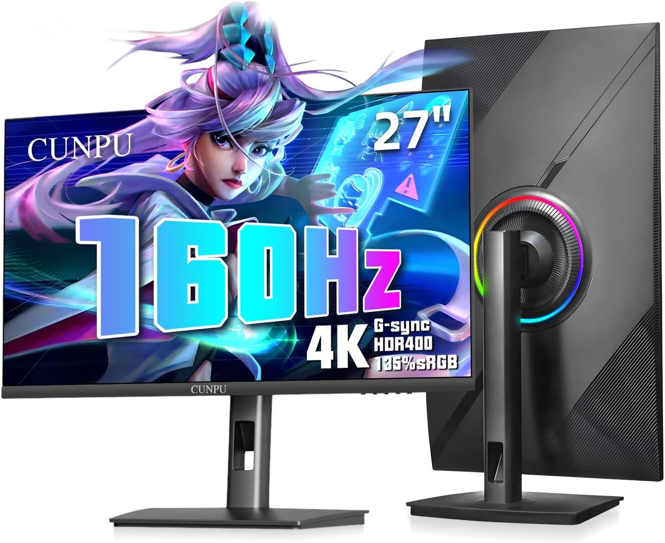 27 Inch 4K Gaming Monitor with Fast IPS Panel for Ultimate Play