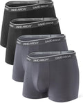 DAVID ARCHY Mens Trunks Underwear - Soft Breathable Bamboo Trunk take