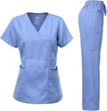 Dagacci Medical Uniform Women's Scrubs Set - Ultra-Soft Stretch