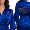 Mis Quince Anos Robes - Personalized Satin Quinceanera (Style 31FZ)
