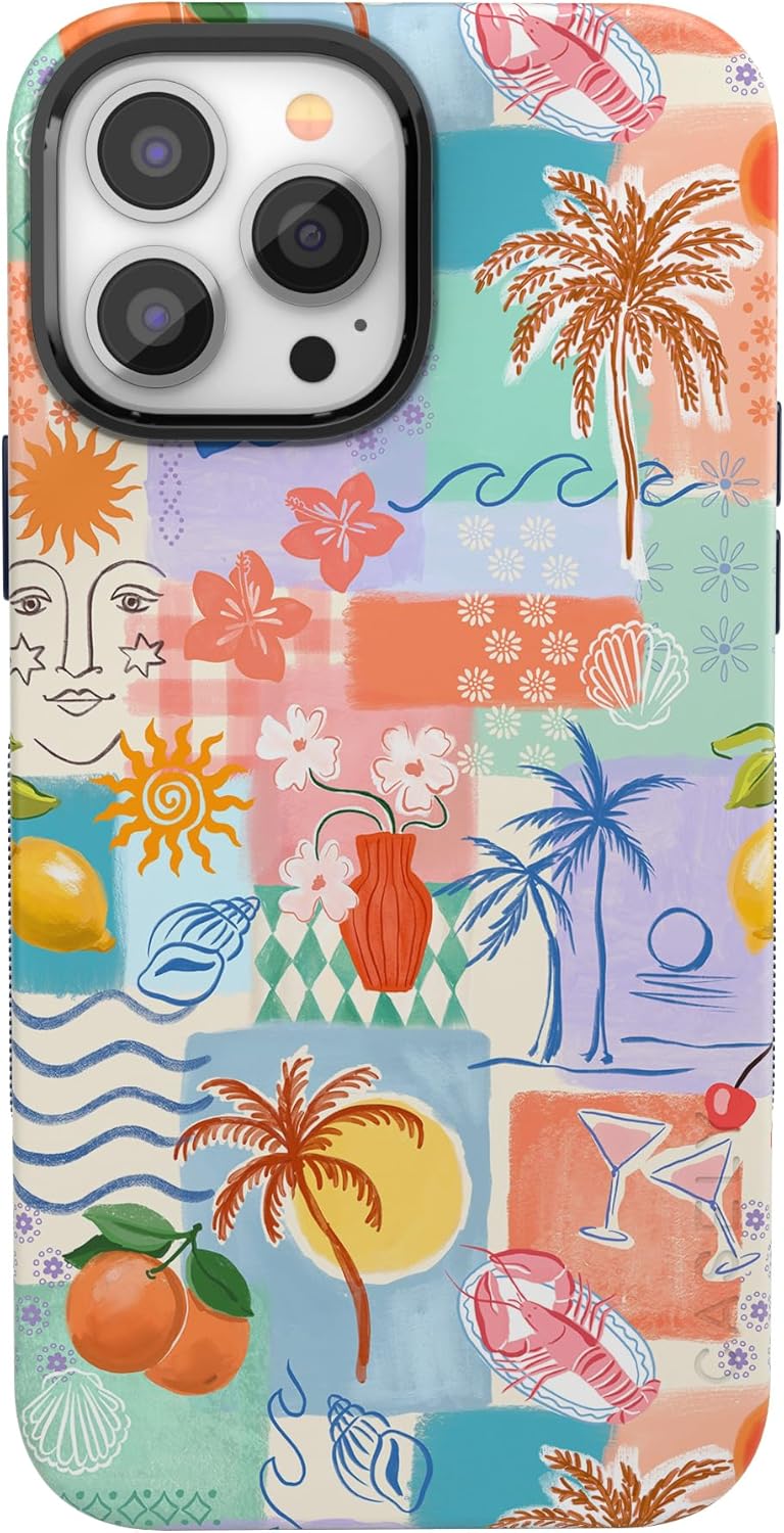 Casely iPhone 13 Pro Max Case - Tropical Heat Design for Protection