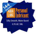 I Personal Water Based Lubricant for Men and Women - 144 Count
