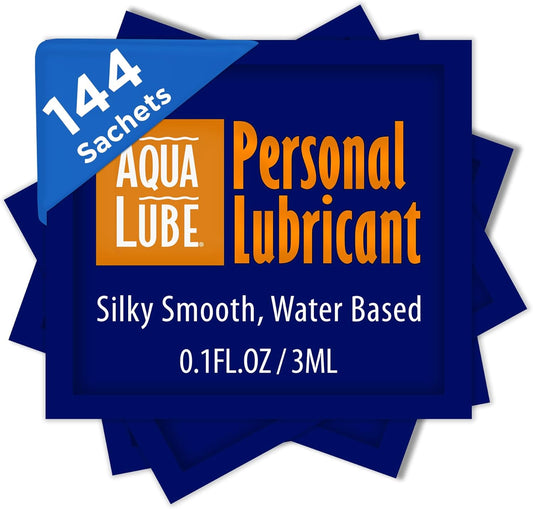 I Personal Water Based Lubricant for Men and Women - 144 Count