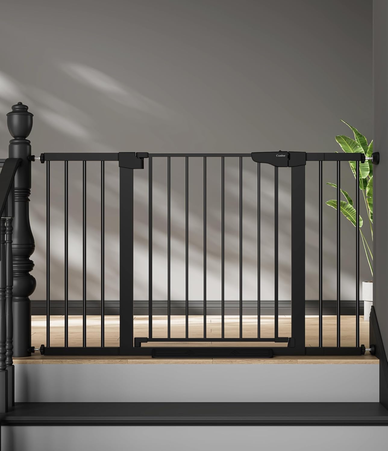 Extra Wide Baby Gate for Stairs - Safe & Stable Design