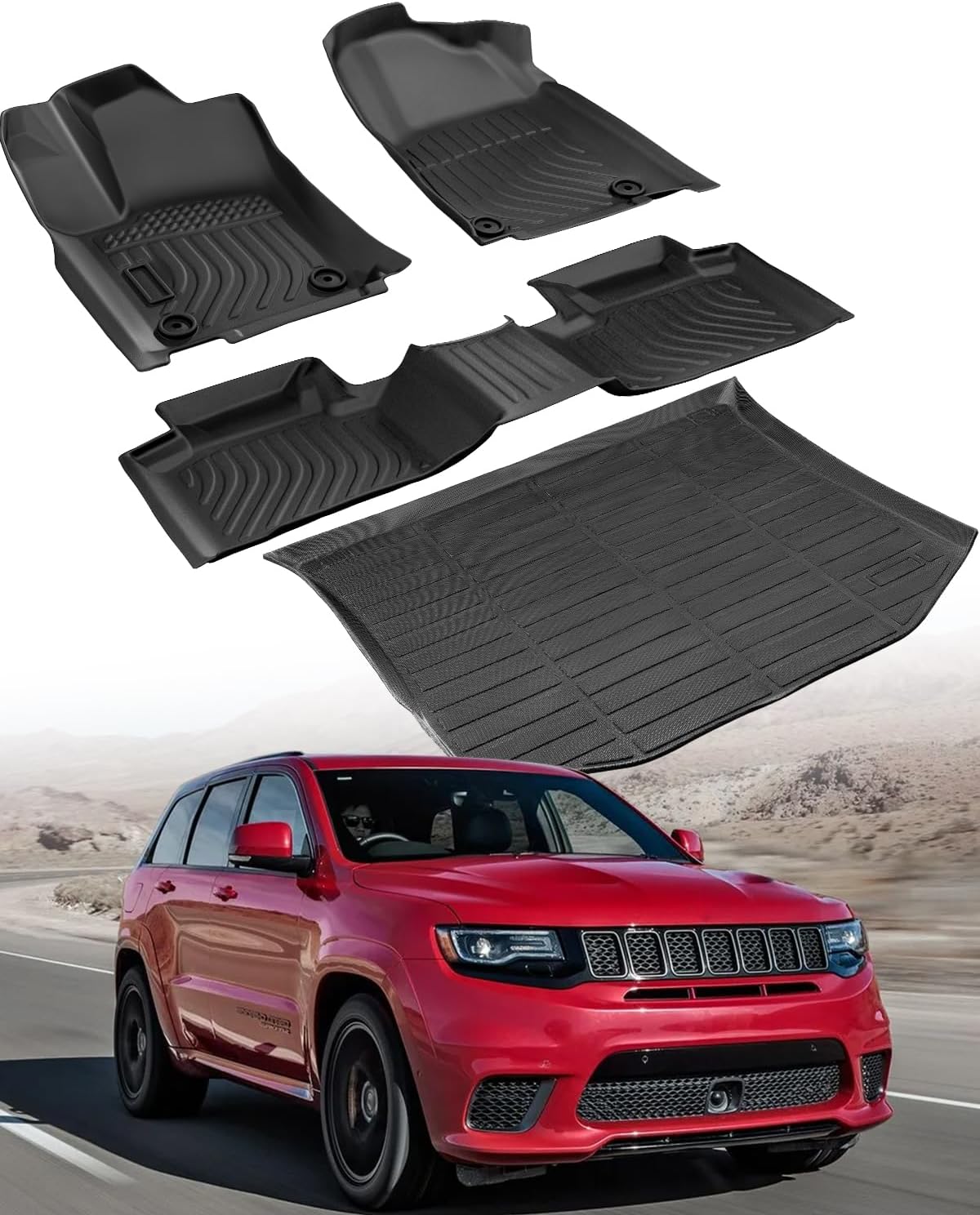 All-Weather Waterproof Floor Mats for Jeep Grand Cherokee 2011-2022