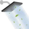 Hibbent Thickness Metal 8 in High Pressure Rain Shower Head - Matte