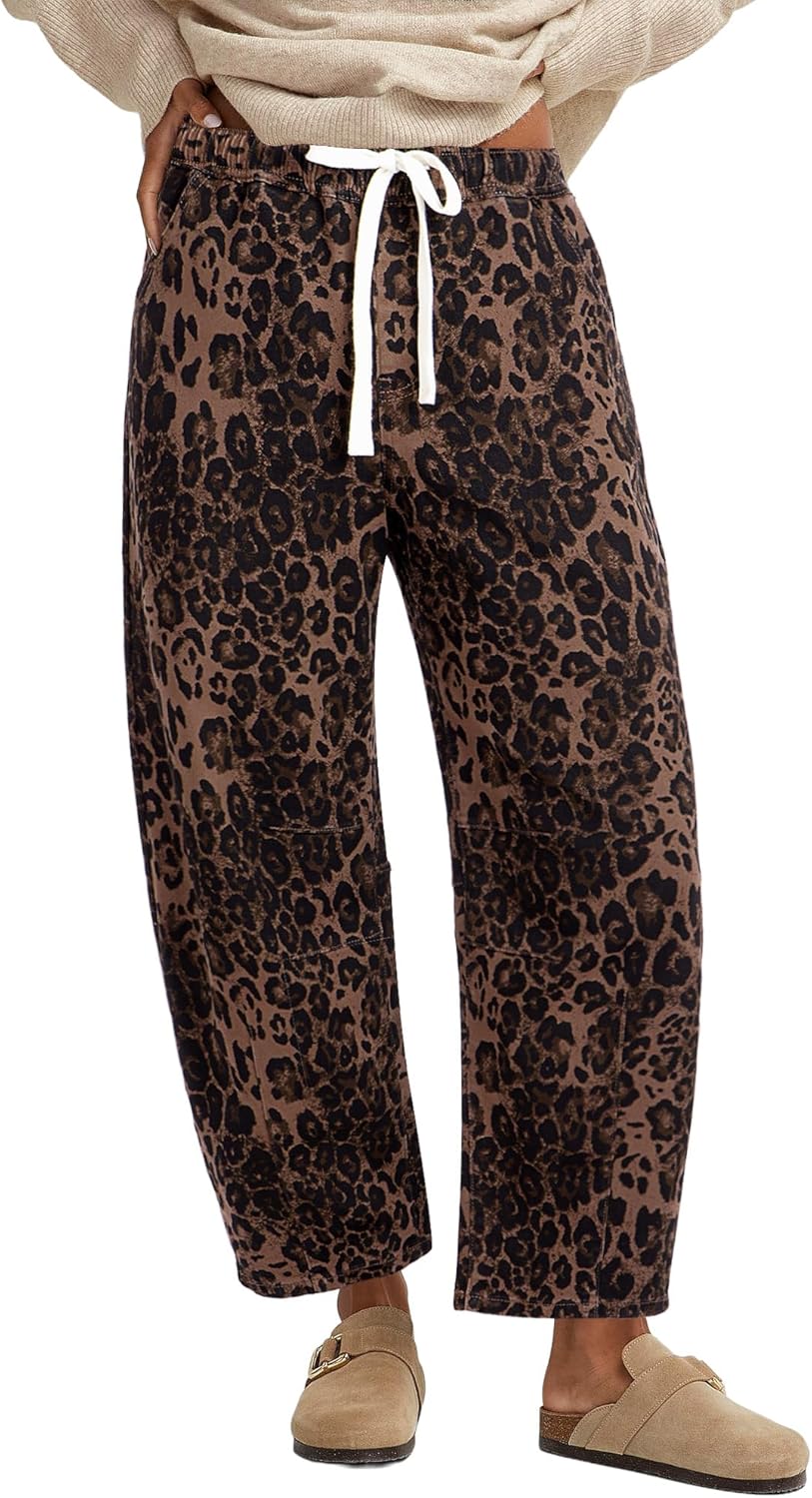 GRAPENT Barrel Jeans for Women: Trendy High Waisted Style