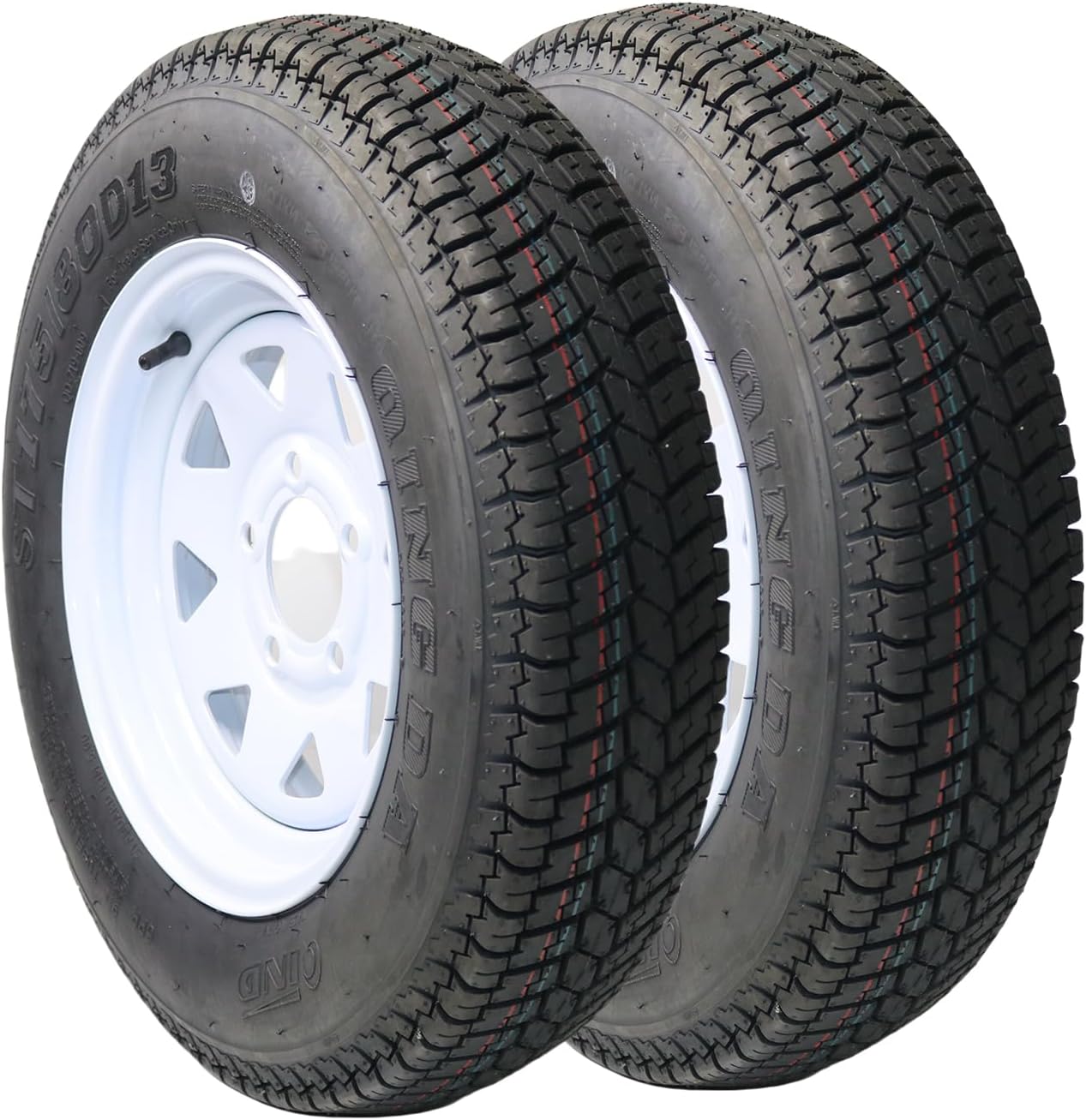 PeakPursuit ST175/80D13 Tire - Durable 2 Pack for All Uses