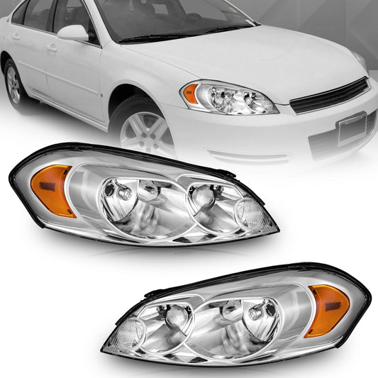 WEELMOTO Headlights for 06-13 Chevy Impala and Monte Carlo