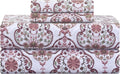 Feather & Stitch 500 TC Twin 3pc Damask Sheet Set - Hotel-Style