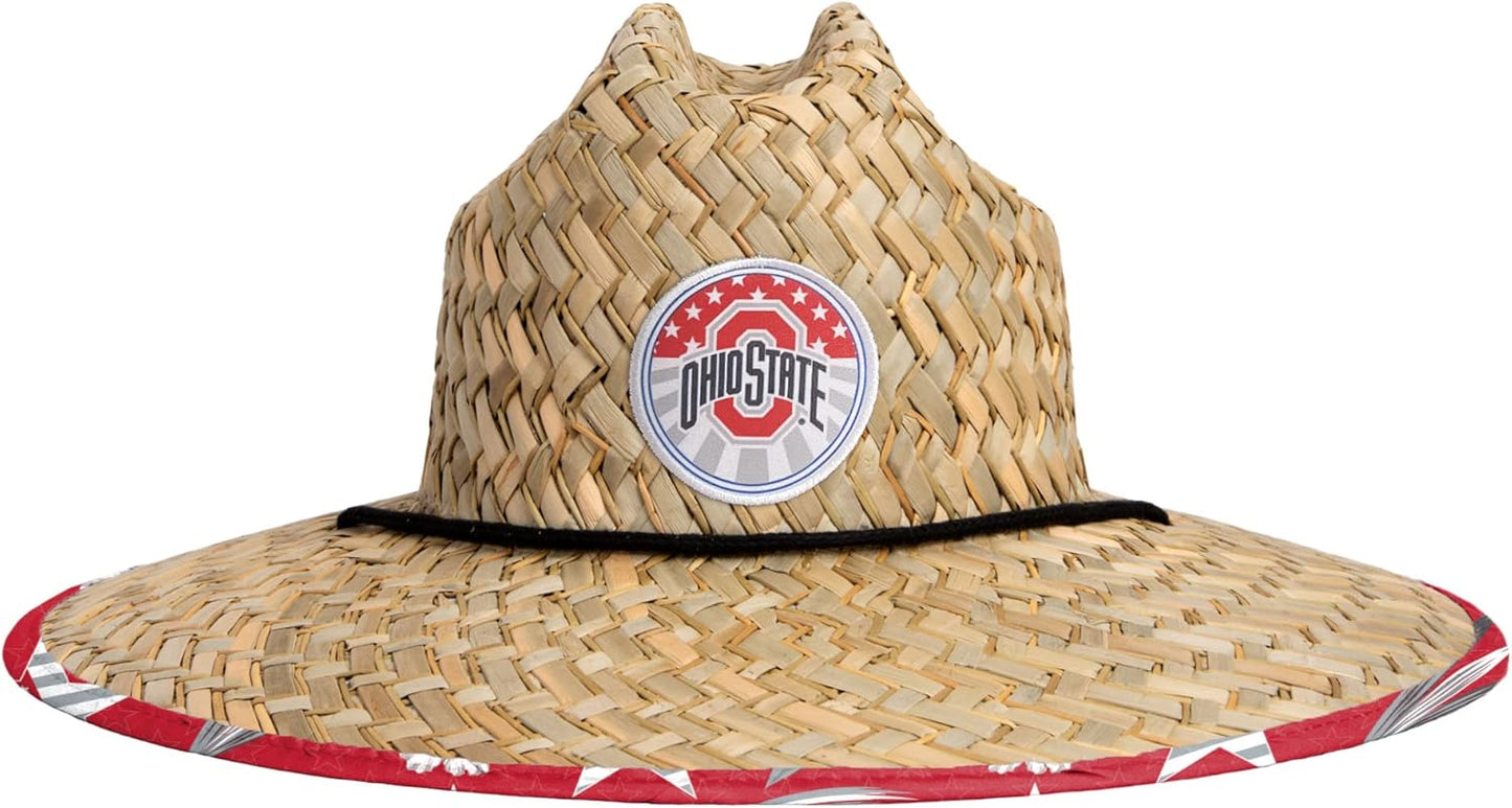 FOCO Men's NCAA College Team Logo Floral Lifeguard Beach Hat