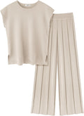 Ekouaer Lounge Sets for Women Two Piece Knit Set - Soft, Travel Ready