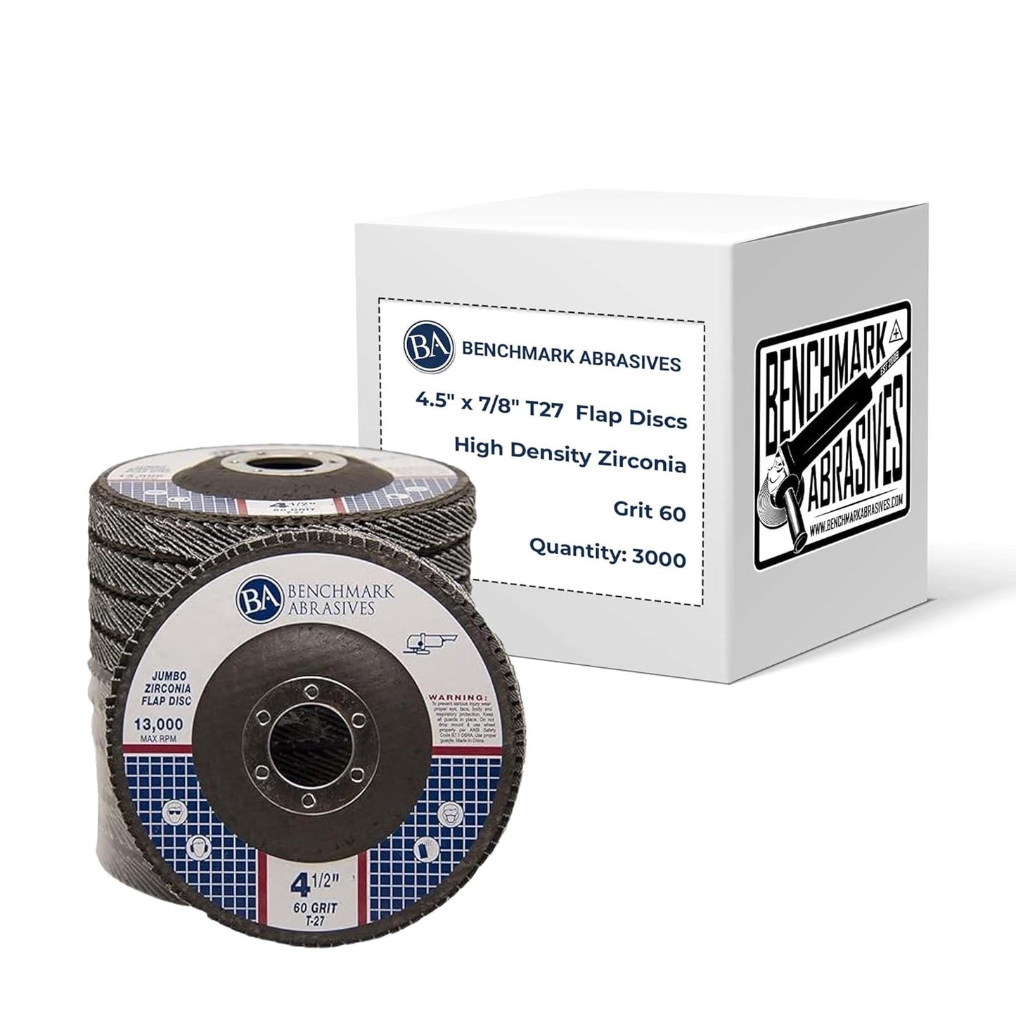 Premium High Density Jumbo Zirconia Flap Discs for Angle Grinders