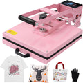 15x15 in Heat Press for T Shirts - 1400W Clamshell Heat Transfer