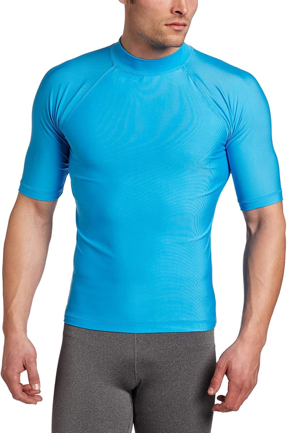 Kanu Surf Men's Mercury UPF 50+ Short Sleeve Rashguard Shirt