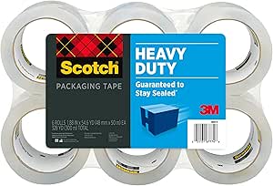 Scotch Heavy Duty Packaging Tape for Strong Seals and Shipping