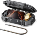 Portable Travel Safe Lock Box Waterproof & Durable - 4-Digit Code