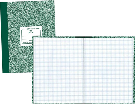 Rediform Green Quadrille Lab Notebook - 60 Sheets