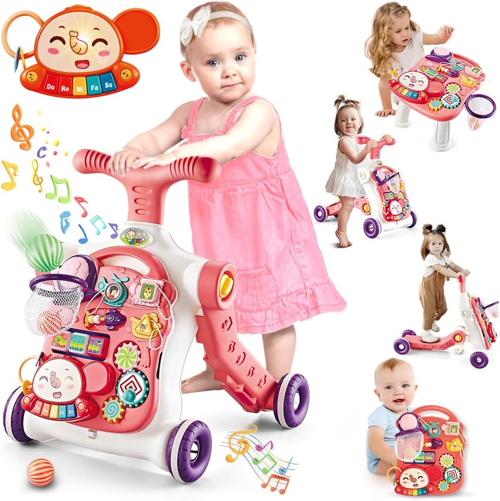 VATOS 5-in-1 Baby Walker: Multifunctional Fun!