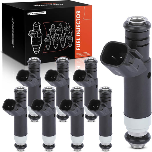 A-Premium Set of 8 Fuel Injectors for Ford F-150 and More