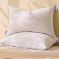 feather down pillows king set of 2 - supportive hotel feel