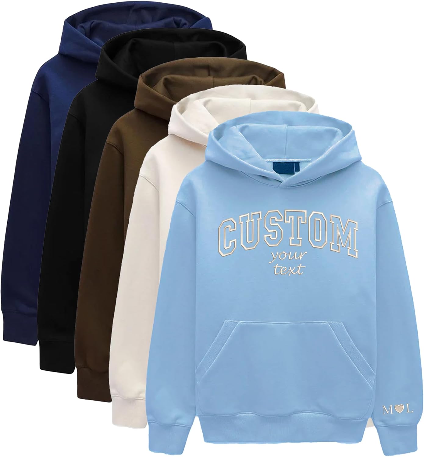 Personalized Embroidered Hoodie by Parahouse