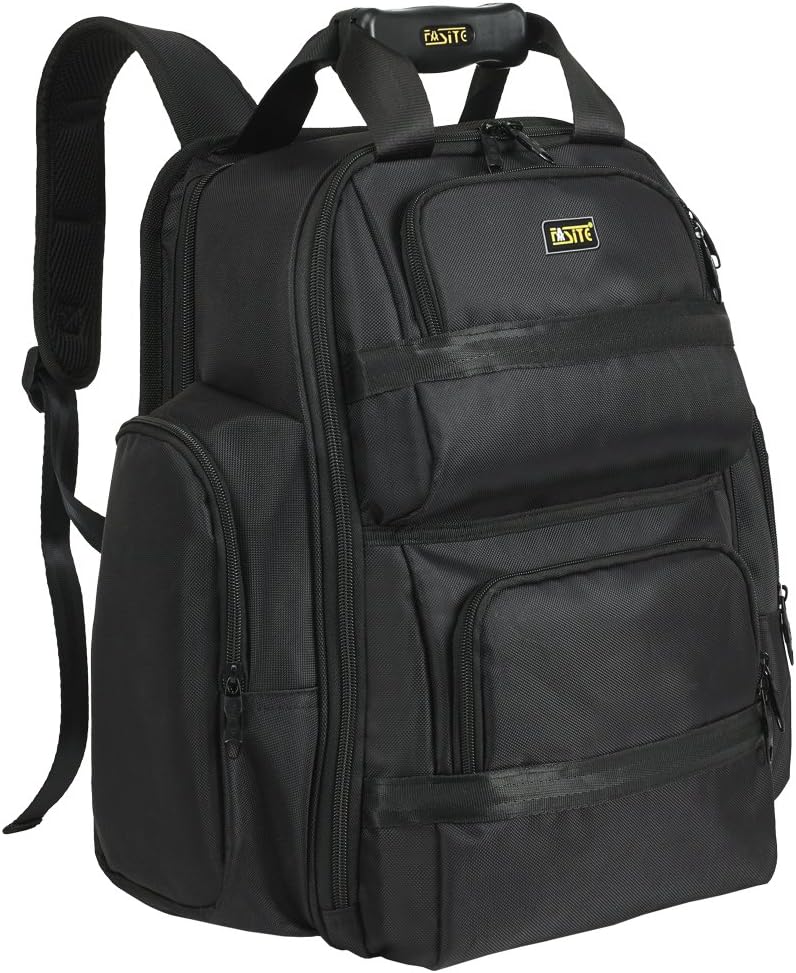 FASITE Tool Bag Backpack for Contractors and Electricians