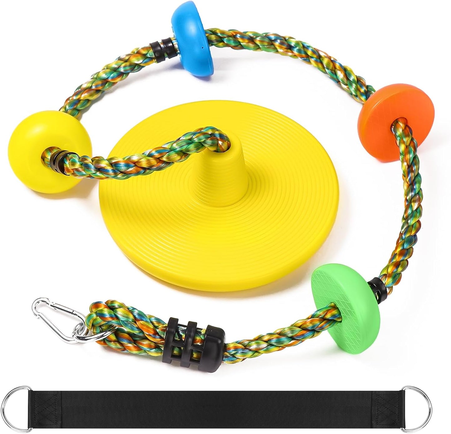 Climbing Rope Tree Swing Set with Platforms for Outdoor Fun