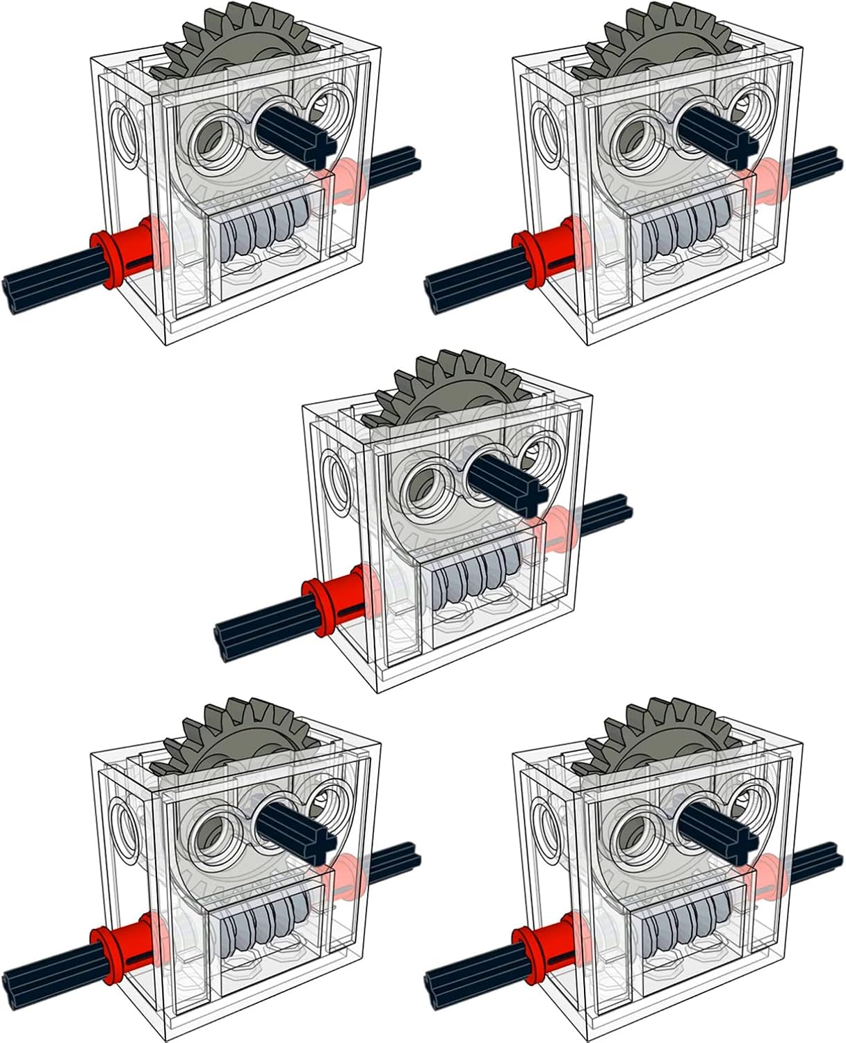 Ultimate Gearbox Set for Robotics MOCs
