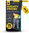 78 in Insulated Soil Probe - 3/8 in Steel Rod T-Handle