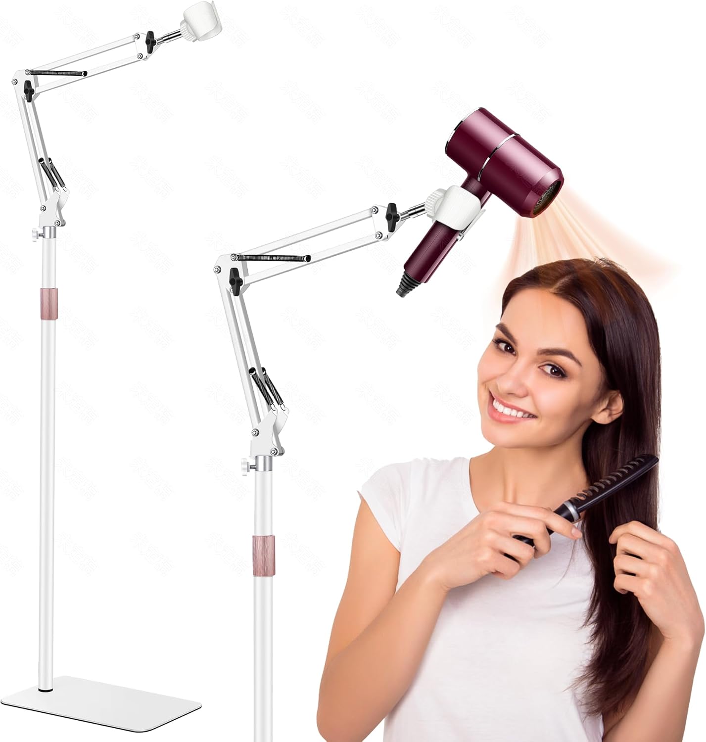 Handsfree 1.68M Hair Dryer Stand - 360 Rotation! Vivnoon