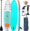 Inflatable Paddle Board Wide Stable Stand Up Paddleboard - Portable