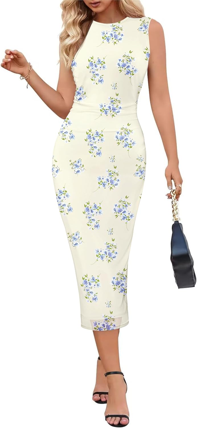 Stylish Women's Summer Bodycon Tie Dye Maxi Dress for All Occasions