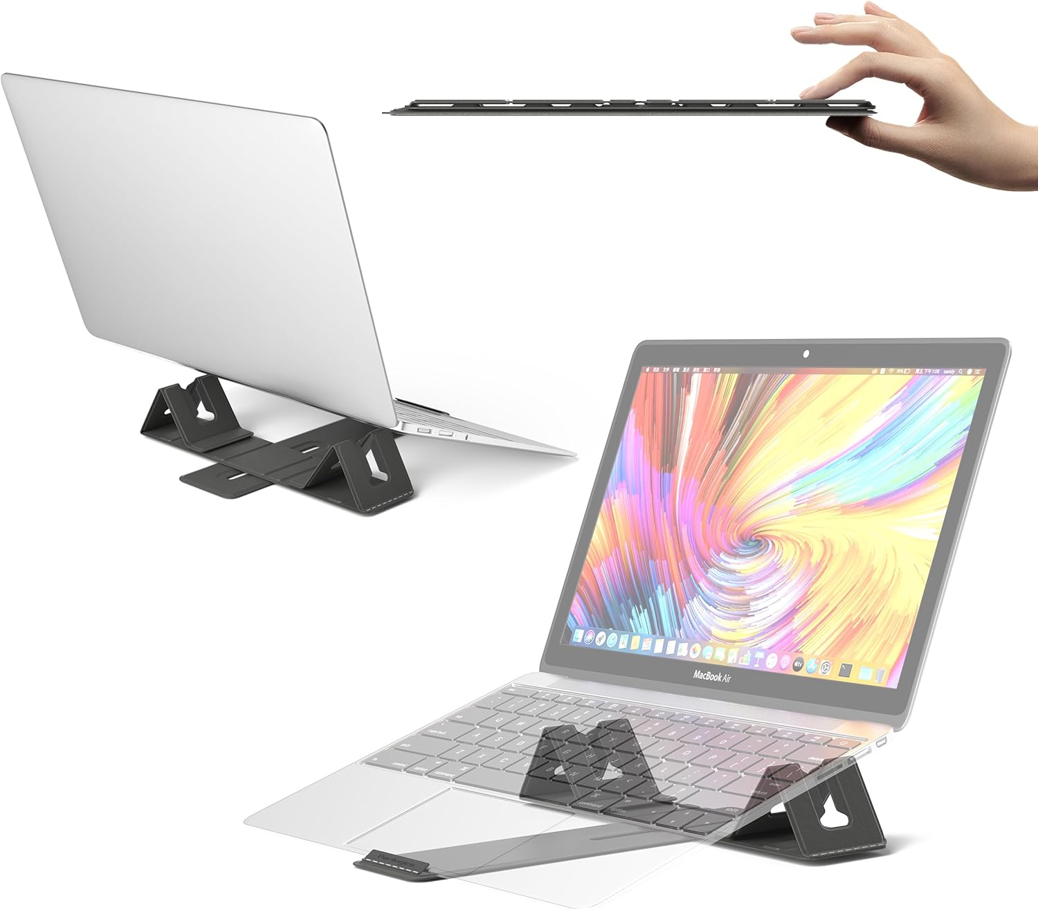 Portable Magnetic Laptop Stand - Elevate Work Anywhere