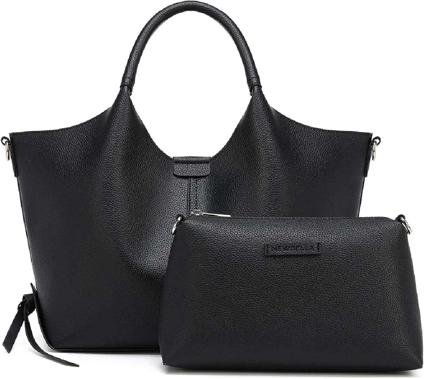 Women's Hobo Purse - Chic Faux Leather Shoulder Bag Set