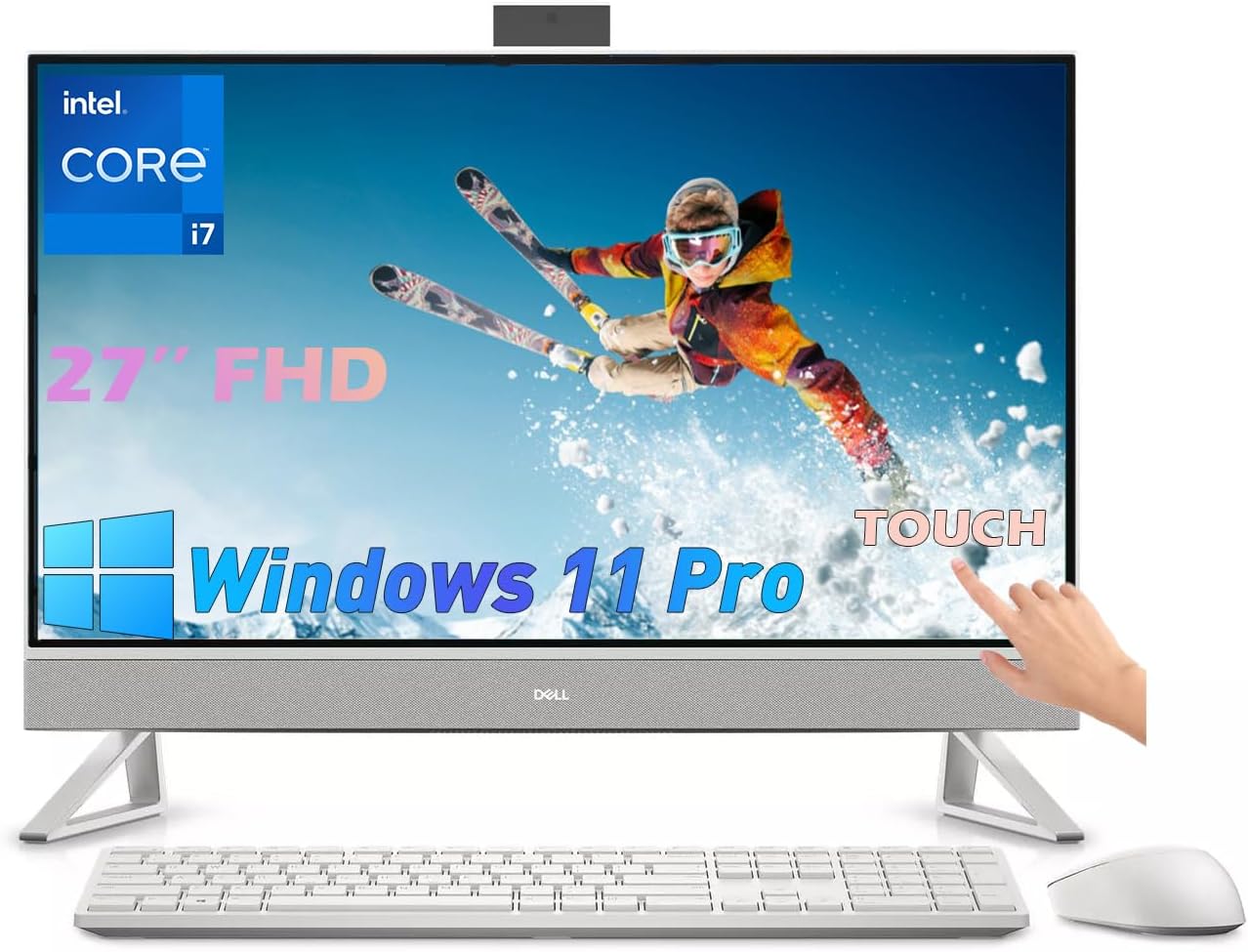 Dell Inspiron 7730 All-in-One Desktop PC with 27in Touchscreen