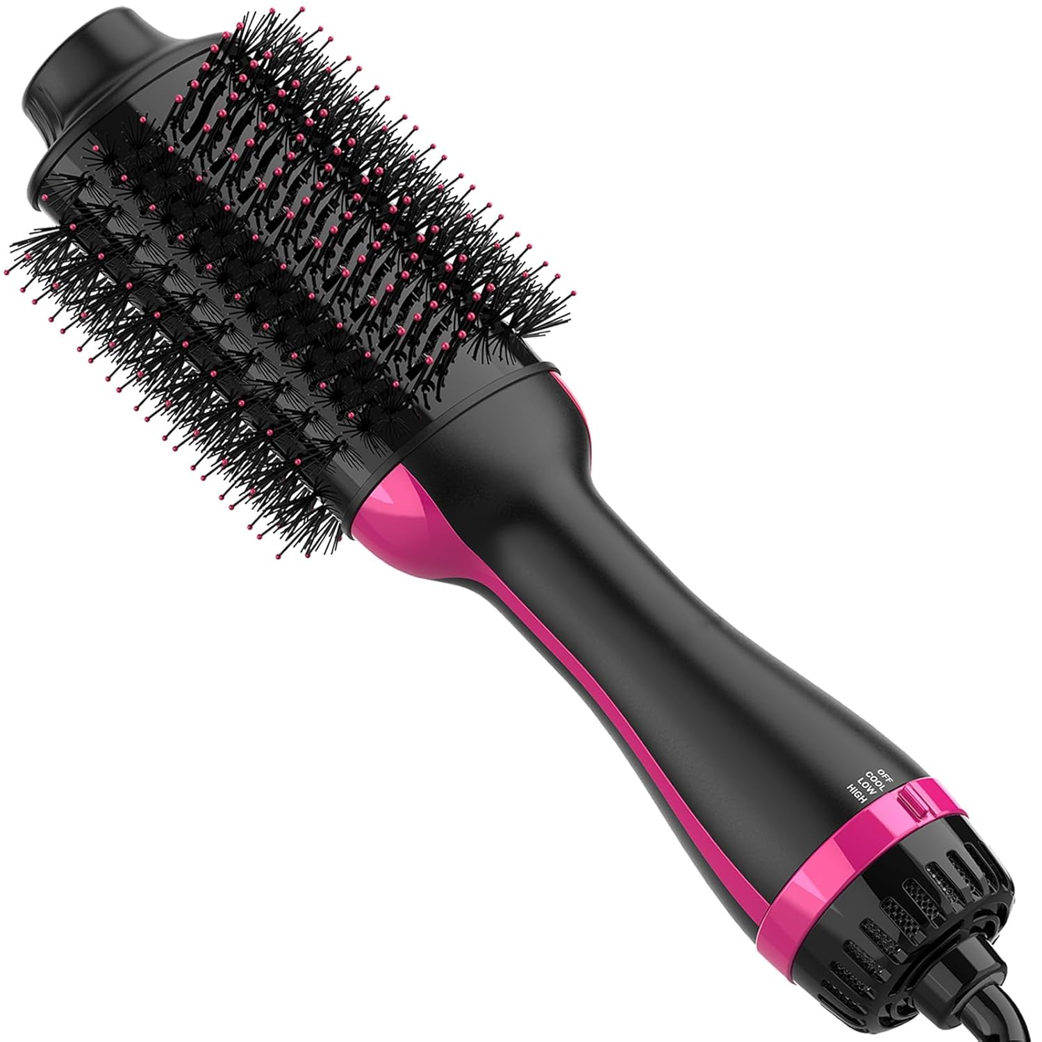 Dimecano 4-in-1 Hot Air Brush: Anti-frizz Volumizing Styler