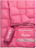 QEZER Warm Camping Blanket - Packable & Versatile